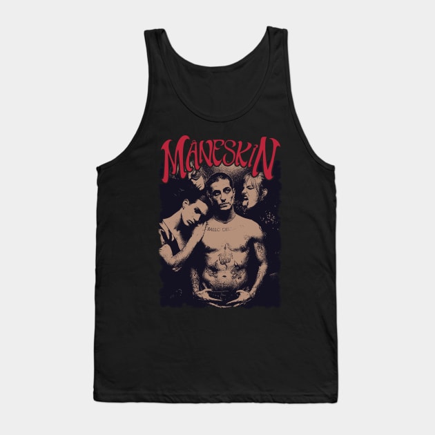 maneskin band Tank Top by RichyTor